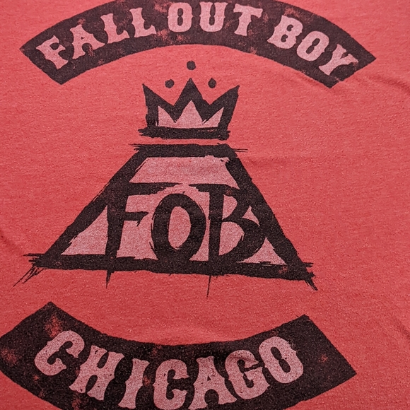 Fall Out Boy Chicago Manhead Label Small - Picture 6 of 7
